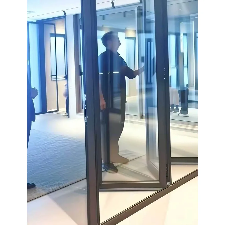 Elektrikli Lift və Sürüşdürmə Alüminium Qapı